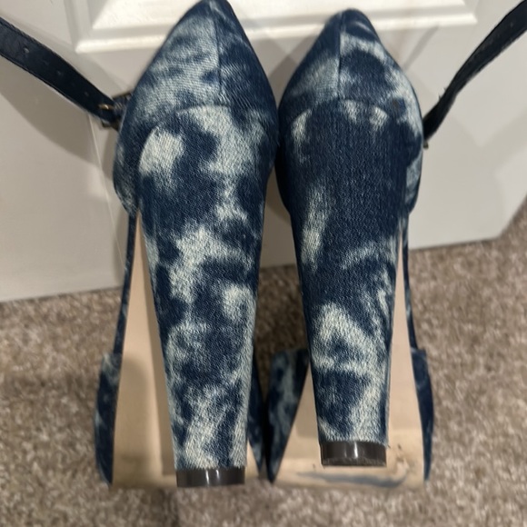 Denim Platform Heels - Picture 5 of 5